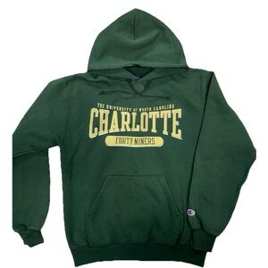 Vintage Champion University Of North Carolina Green Size M Hoodie